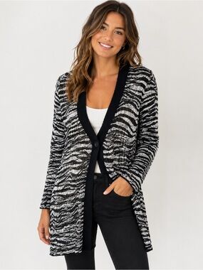 Travel Elements open cardigan sweater